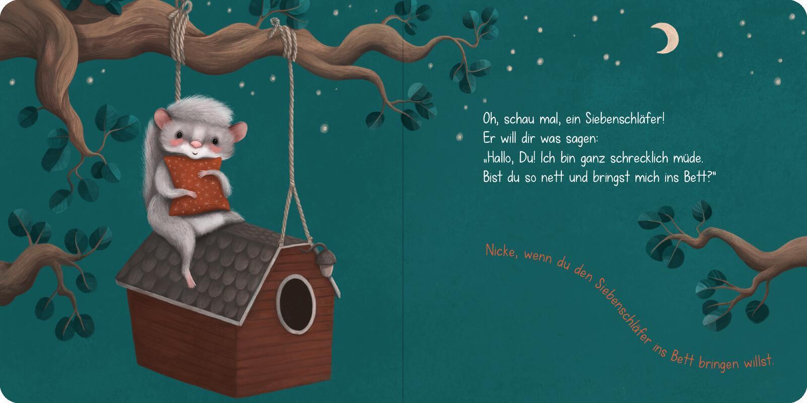 Gute Nacht! Sei so nett und bring mich ins Bett!