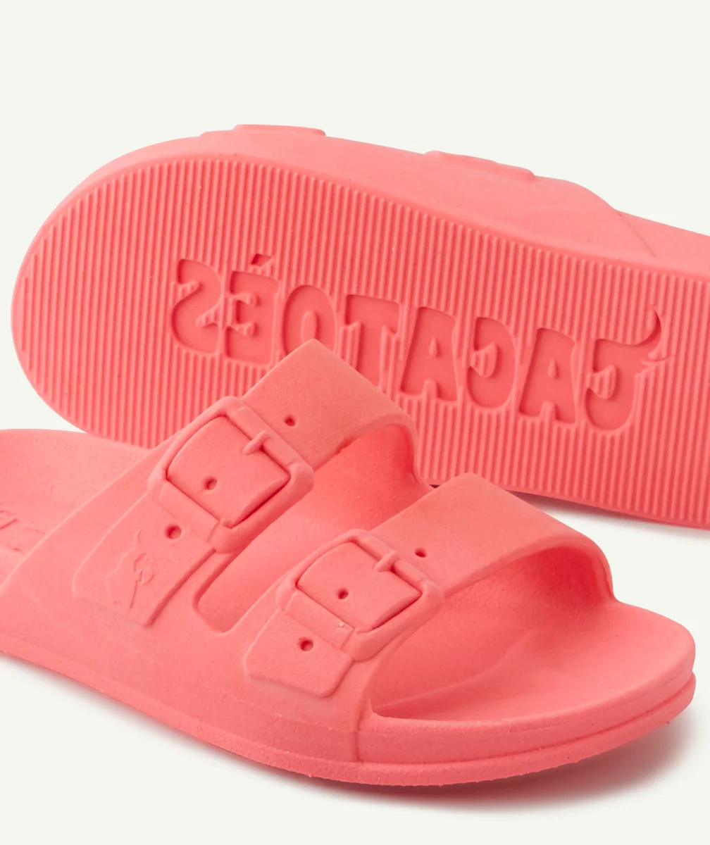 CACATOESSANDALES ROSE FLUO PARFUMÉES ENFANT