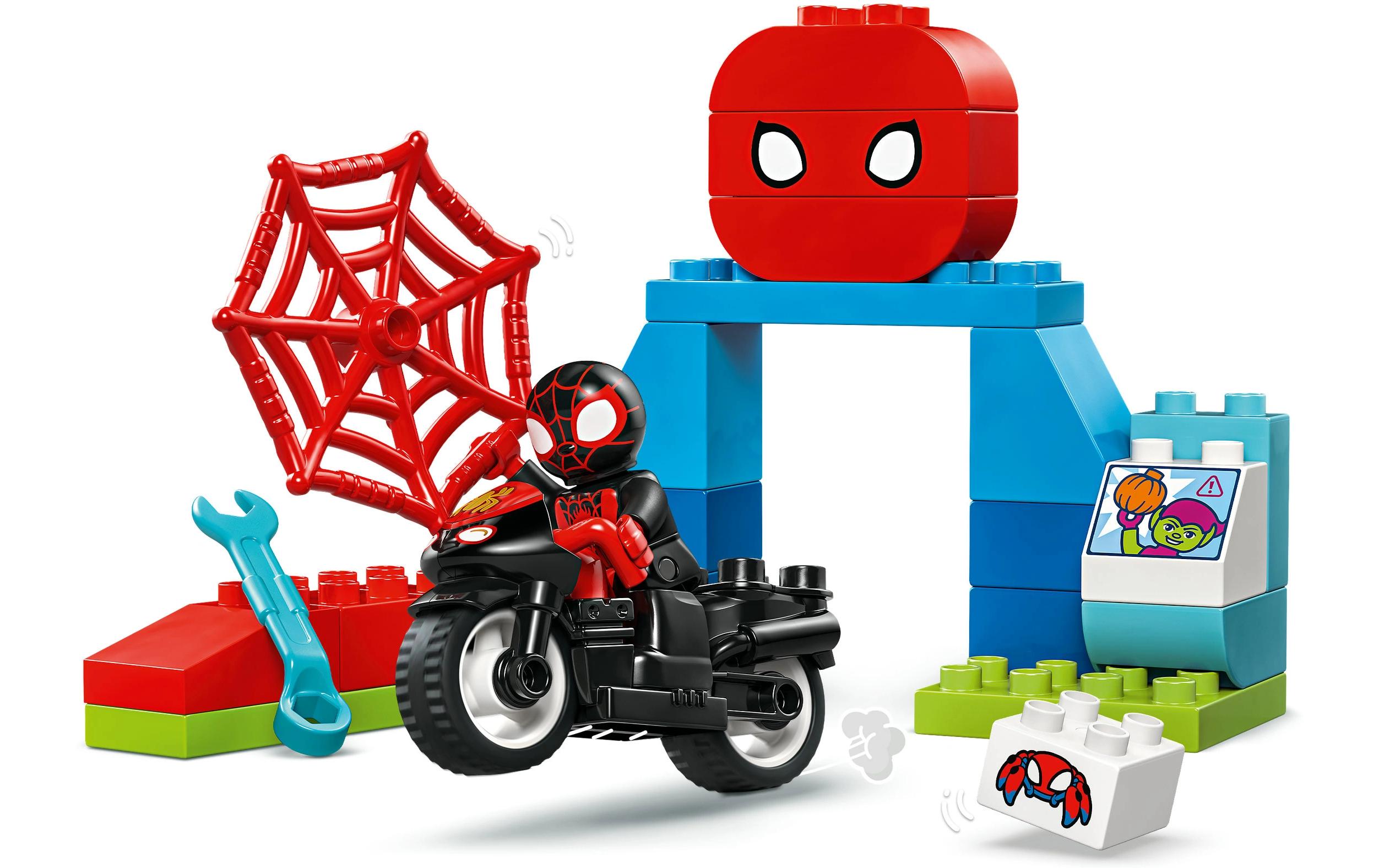DUPLO® Spins Motorrad-Abenteuer 10424Bau- und Spielset für actionbegeisterte Vorschulkinder