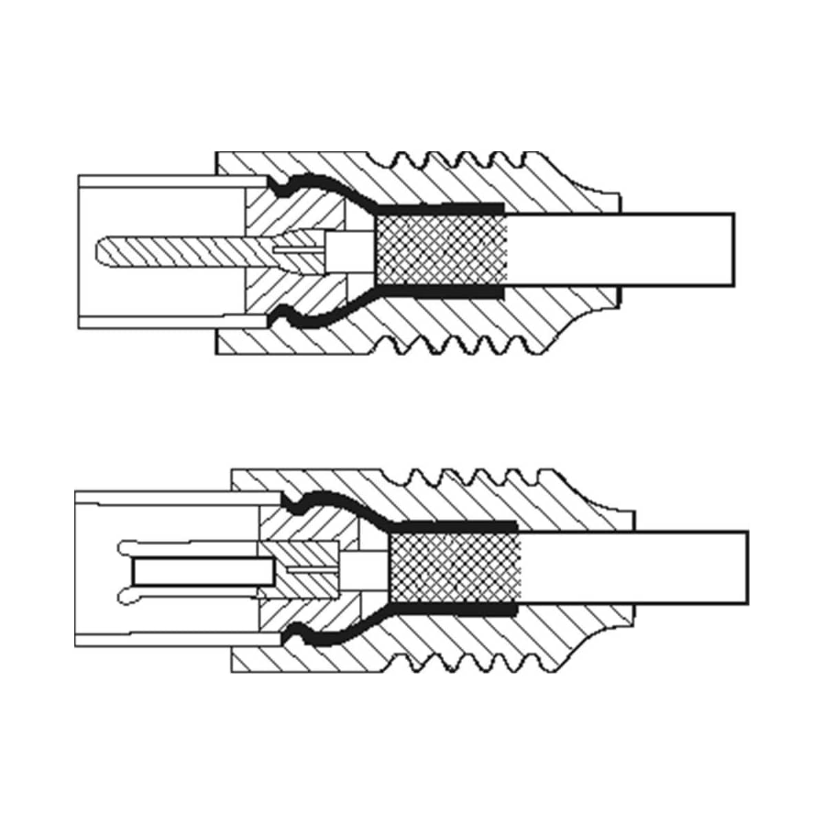 Goobay Antennekabel med ferritt (80 dB), 2x skjermet
