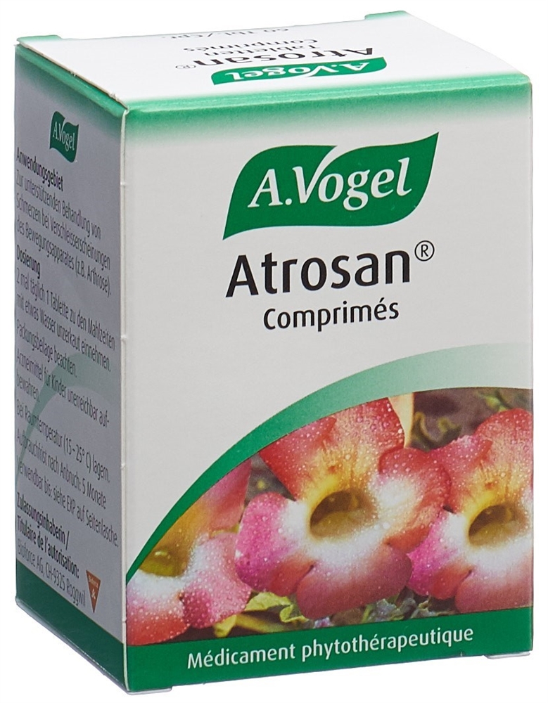 VOGEL Atrosan Filmtabl Teufelskrallen-Tabletten Glas 60 Stk
