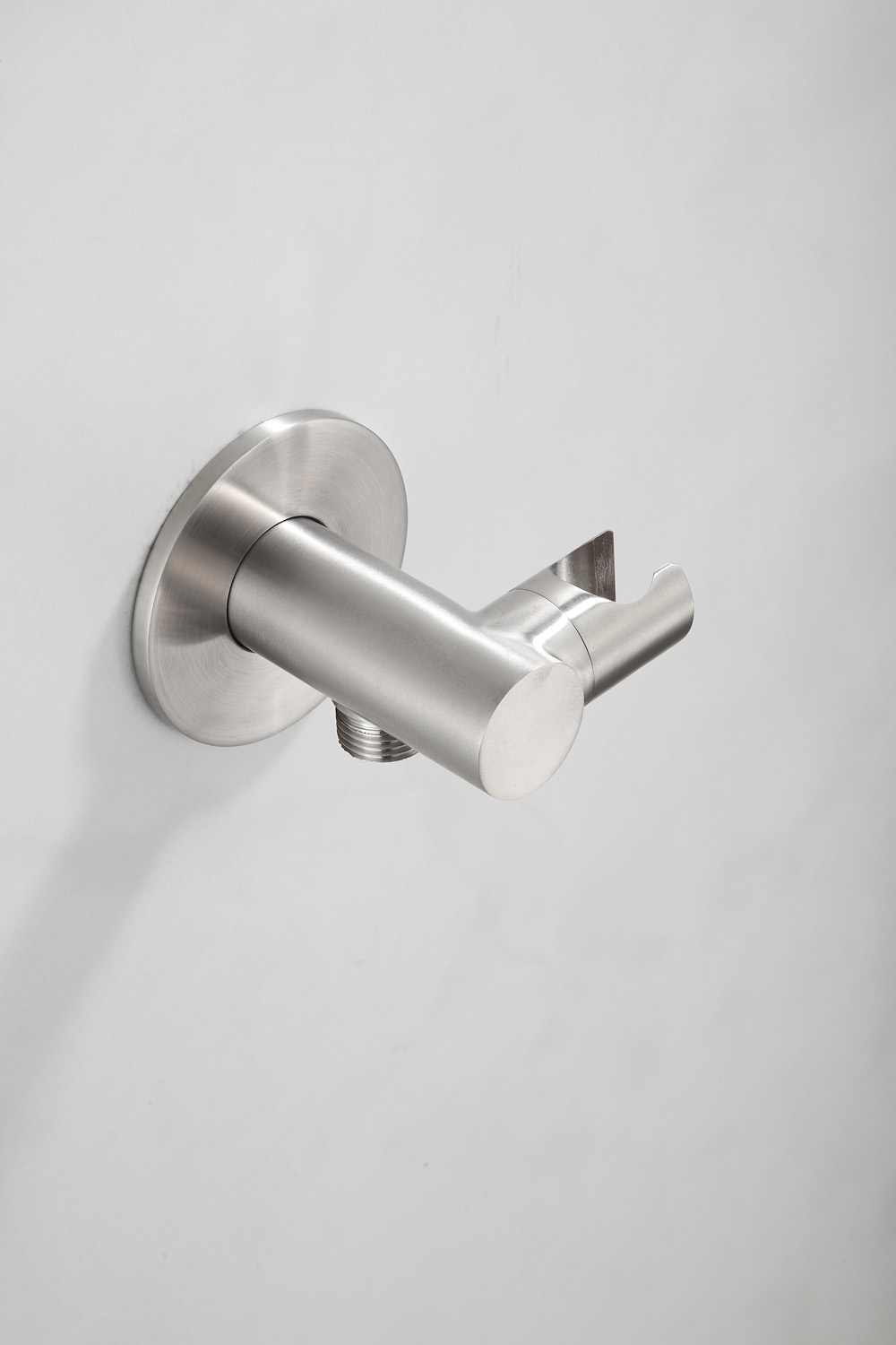 Saniclear Plus draaibare handdouche houder met wateraansluiting RVS