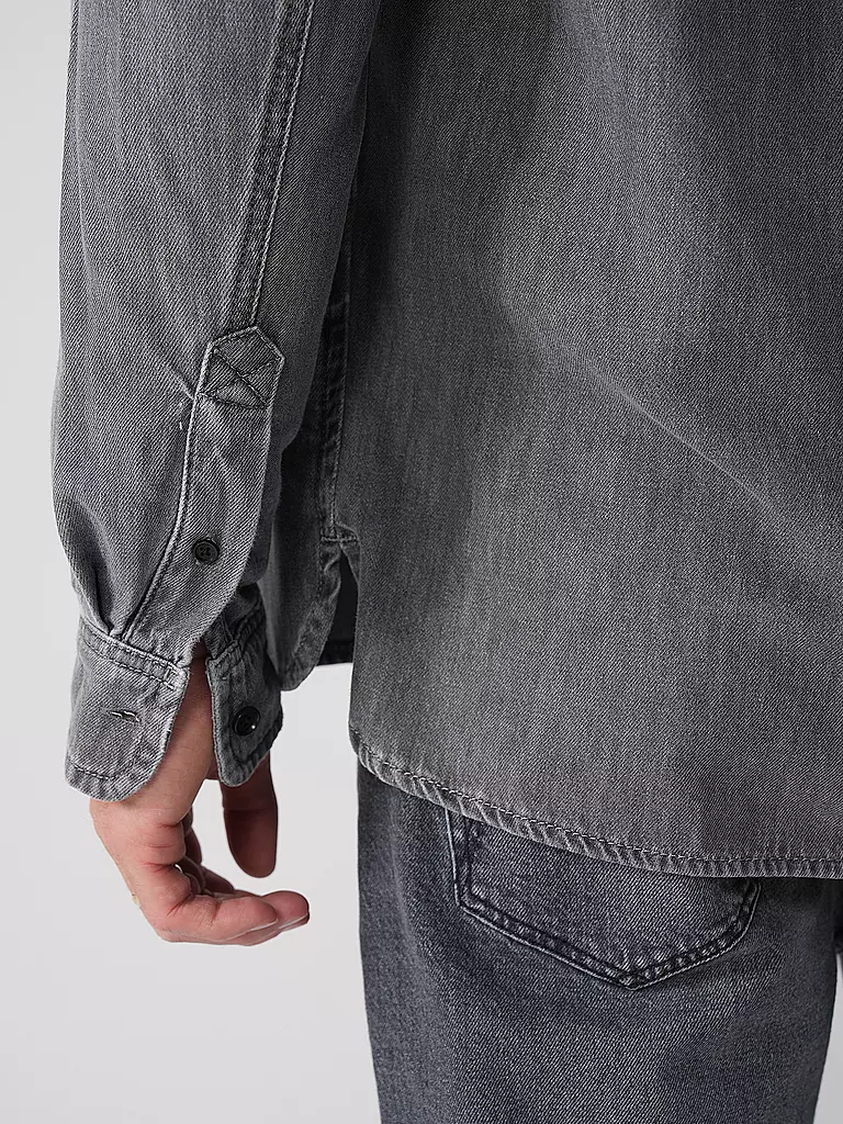 DRYKORN Jeanshemd NOWEN 10 grau