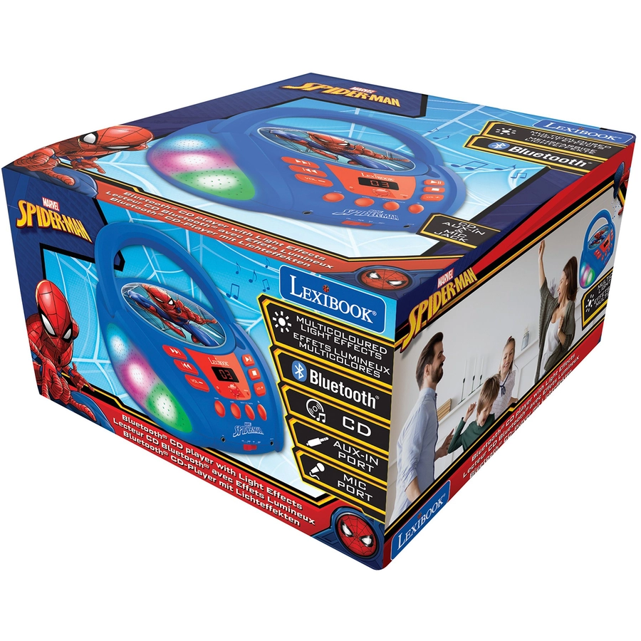LEXIBOOK Spiderman CD-Player mit Bluetooth