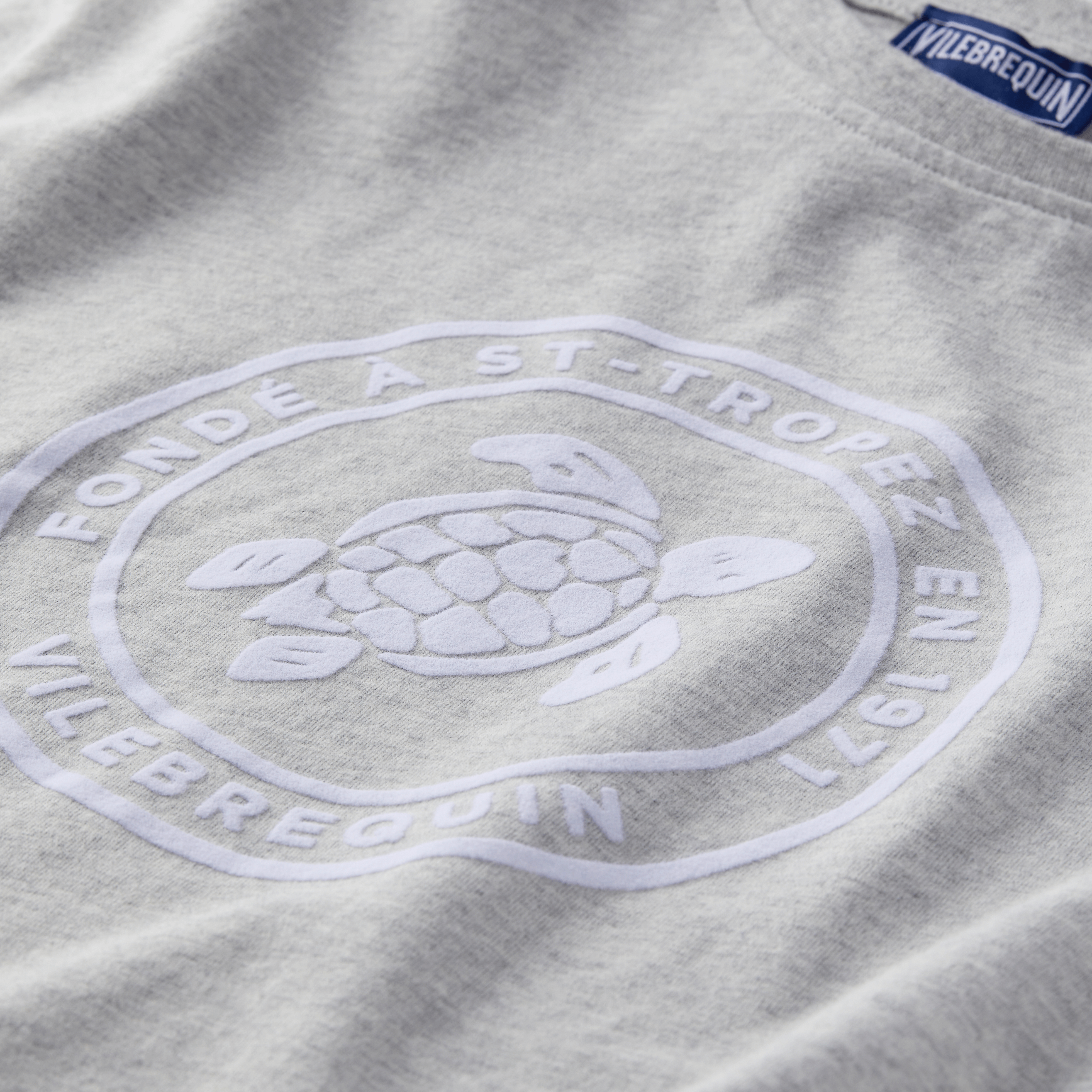 T-shirt en Coton Organique Garçon Logo Floqué