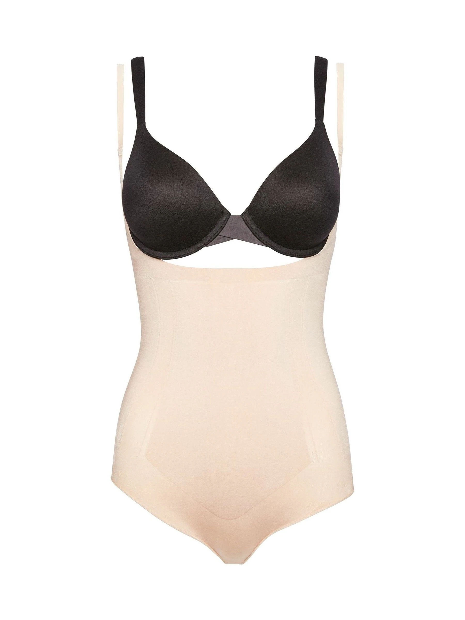 Licht beige - SPANX SPANXsculpt™ OnCore corrigerende bodysuit met open buste
