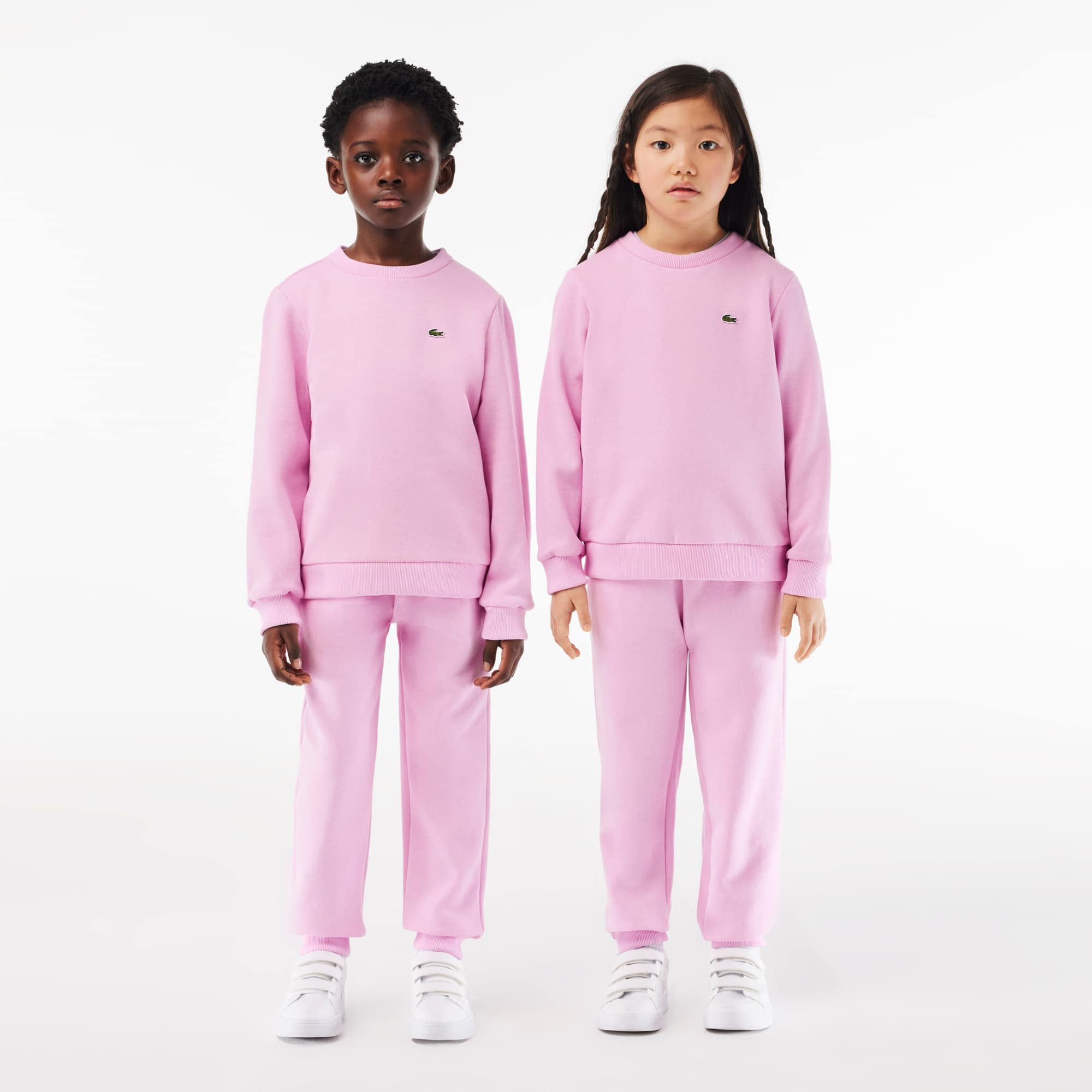 Sweatshirt enfant Lacoste en molleton de coton biologique Pullovers & Sweatshirts - Rose - Lacoste - Enfant