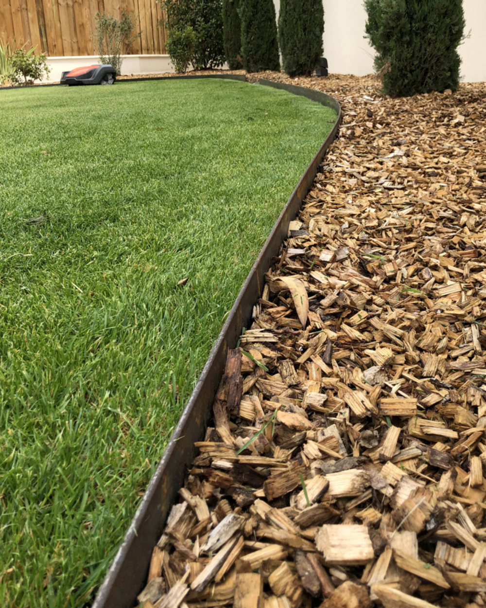Bordure de jardin acier corten 100x26,5cm