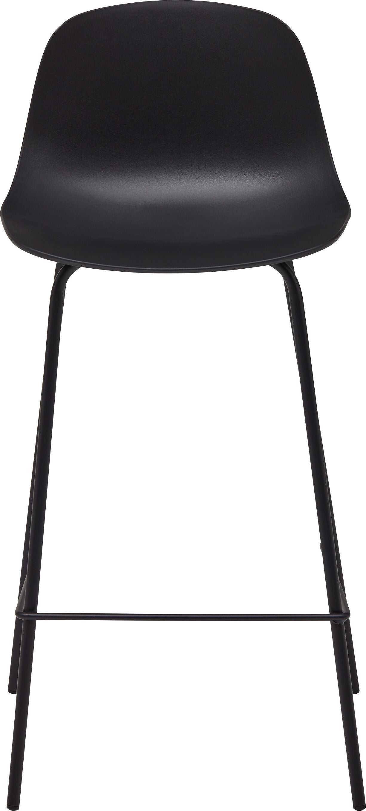RICCI Barhocker - Schwarz / B: 47.0 cm x T: 45.0 cm x H: 92.5 cm