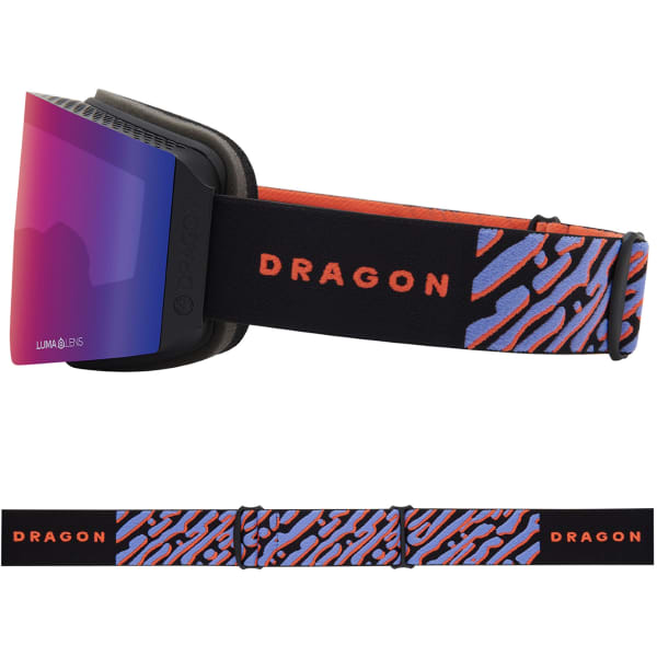 Masque de ski DRAGON RVX MAG OTG IR HEATWAVE/LLSOLACEIR+LLVIOLET