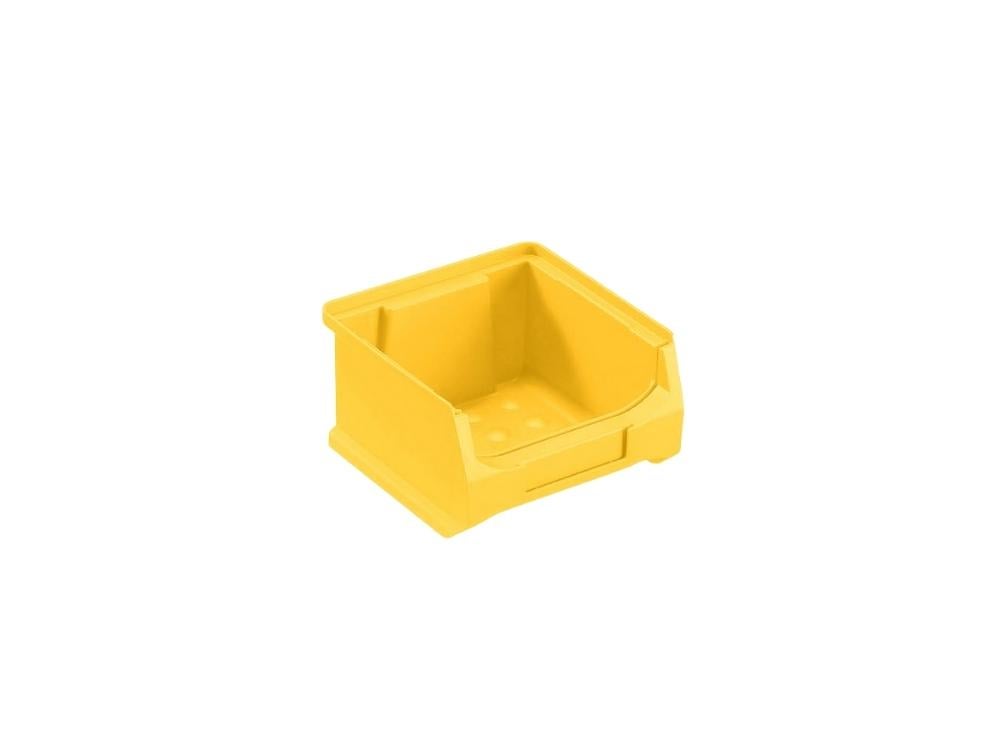 PROREGAL Value Pack 10x Gele Opbergdoos 1,0 HxBxD 6 x 10 x 10 cm 0,4 Liter Opbergcontainer