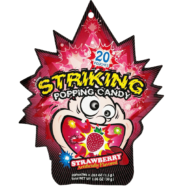 Yuhin Striking Knetter Snoepjes Aardbeiensmaak 30g