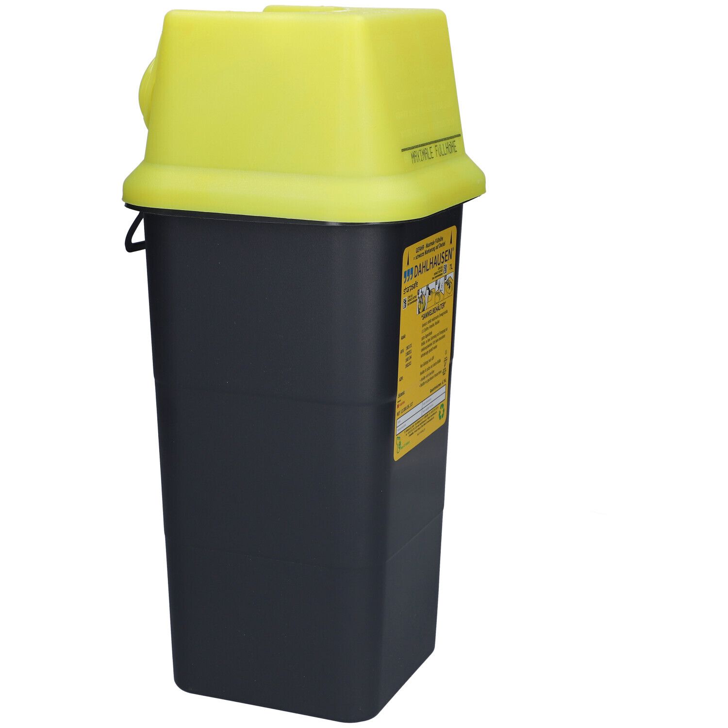 Sharpsafe® 7 L green, Abwurfbehälter/Kanülensammler