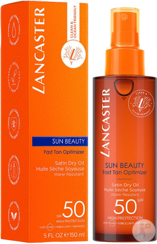Lancaster SunBeauty Satin Huile Sèche Corps SPF50 150ml
