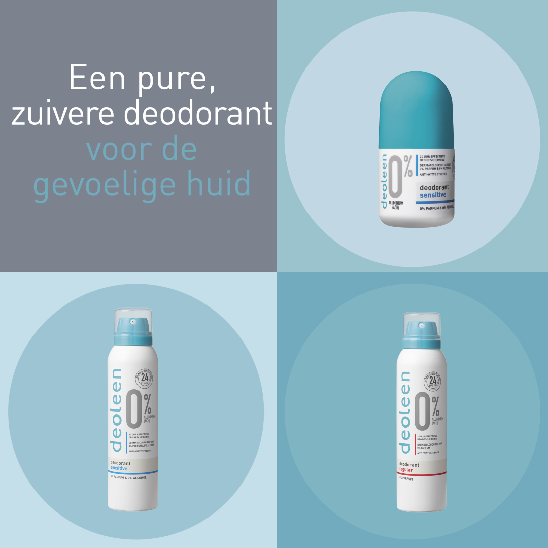 Deoleen Deodorant roller 0% sensitive (50 ml)