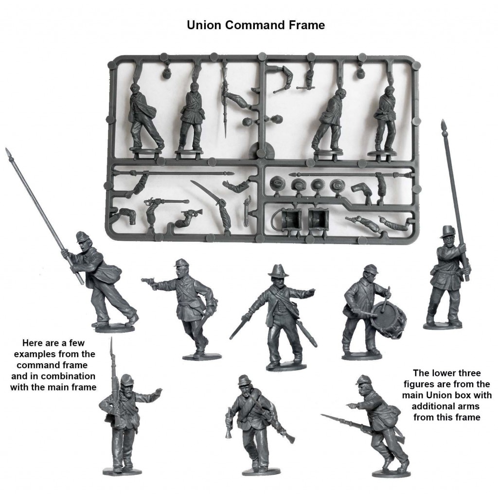 American Civil War Union Infantry in sack coats Skirmishing 1861-65