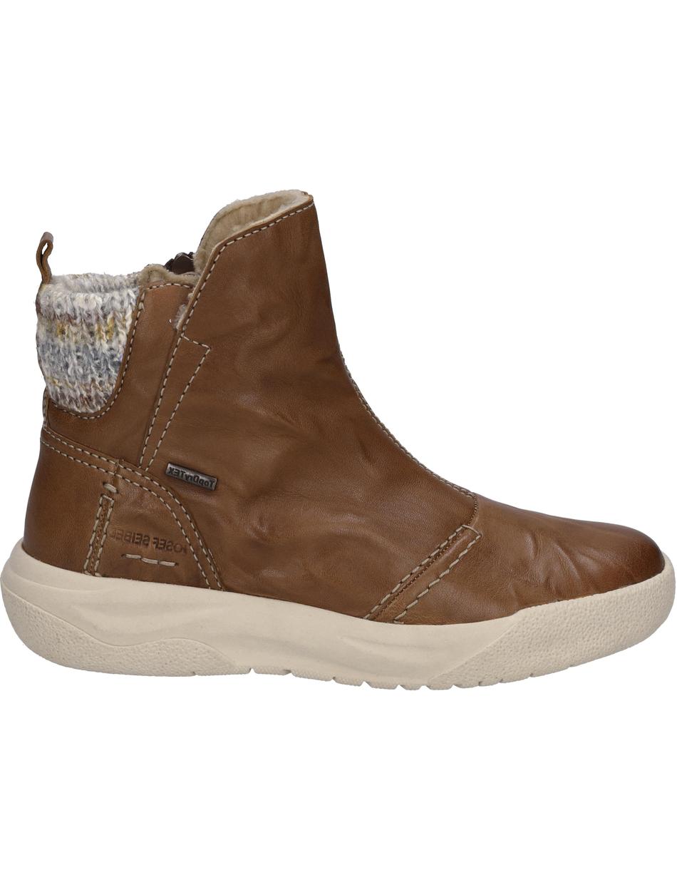Stiefelette Alina 51, cognac-kombi