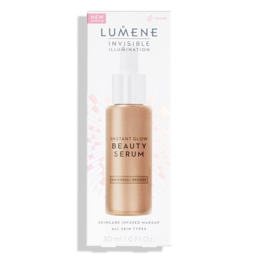 Lumene Invisible Illumination Instant Glow Beauty Serum Universal Bronze 30ml