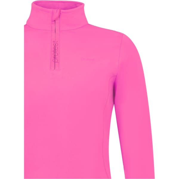 Sweat polaire PROTEST REFABRIZ 1/4 ZIP TOP W FOXY PINK