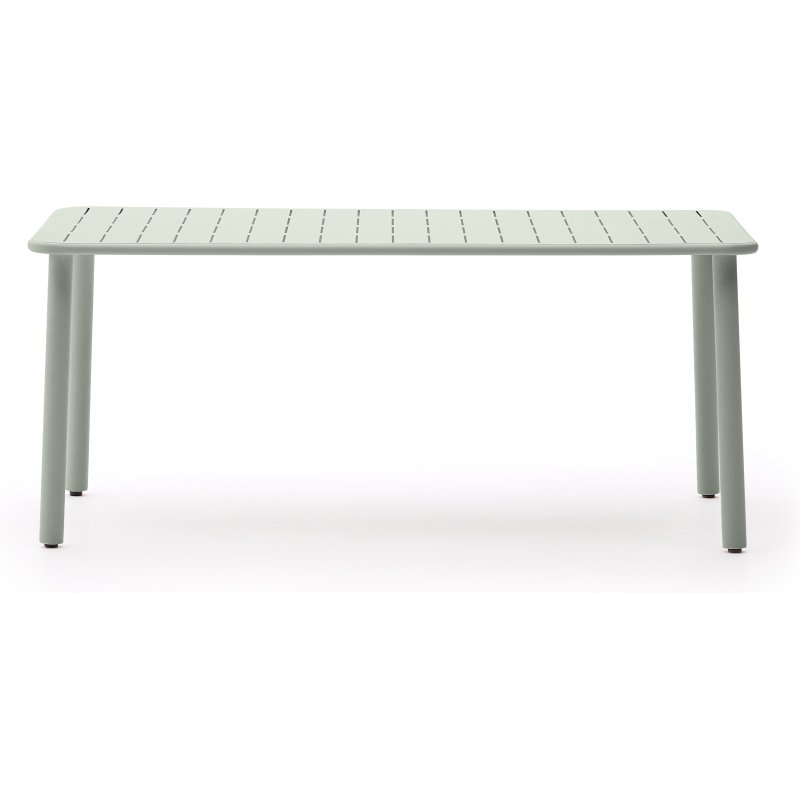 Table d’extérieur Brai en acier galvanisé turquoise 180 x 90 cm