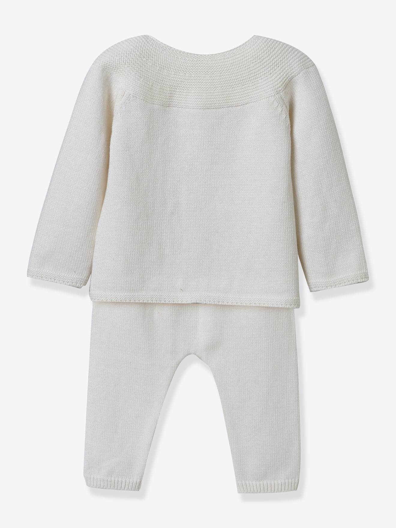 Conjunto de tricô para bebê