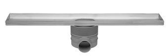 Easy Drain Multi inbouwdeel zonder rooster met onderuitloop 9.8x80cm m. 30/35/50mm waterslot