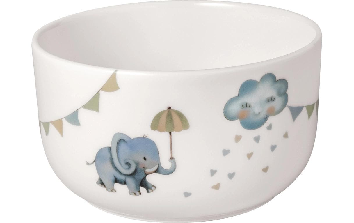 Kinderschale Walk Elephant 440 ml, 6 Stück, Hellblau<br>Kinderschale für Müesli