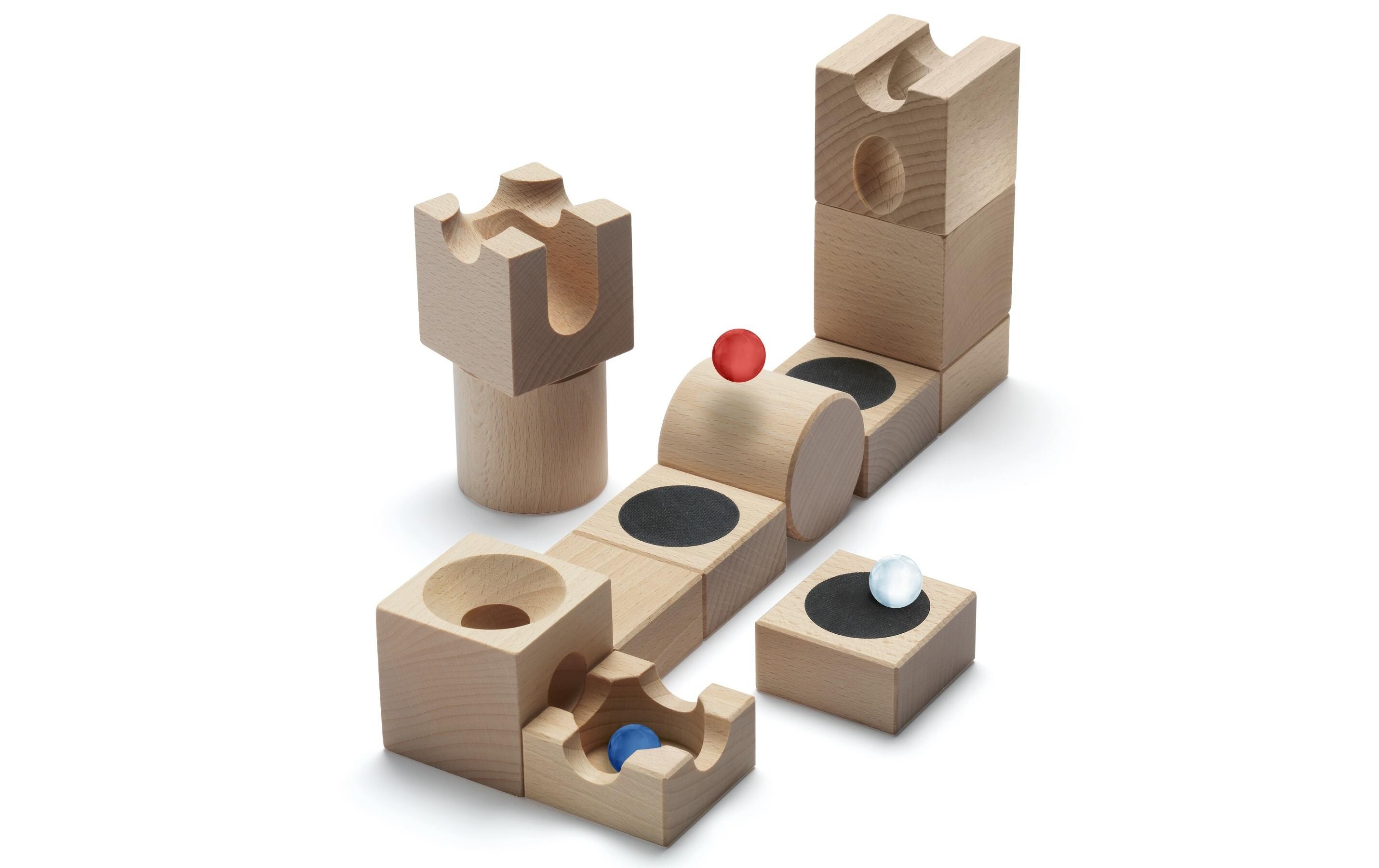 Kugelbahn Zubehör CUBORO JUMPExtra-Set für abenteuerliche Sprünge