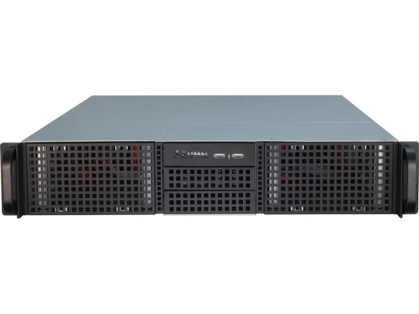 Inter-Tech IPC 2U-20255 - Rack-monterbar - 2U - fuld AT - ingen strømforsyning (EPS2U) - USB