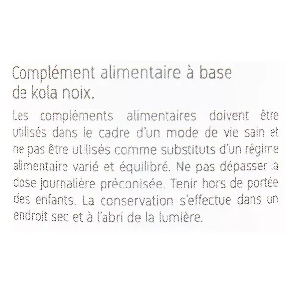 Nat & Form Original Noix de Kola 200 gélules
