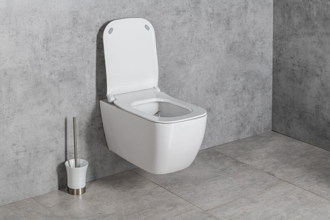 Isvea Vea randloos toilet wit glans