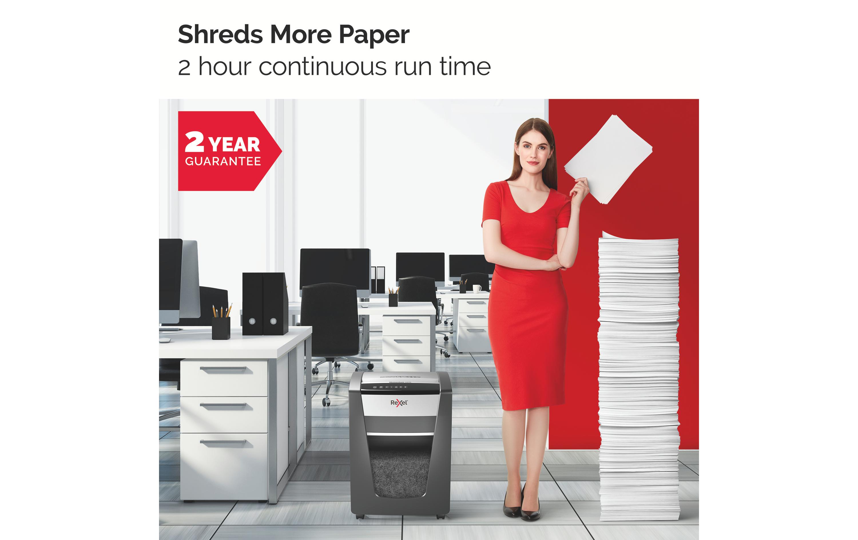 Aktenvernichter Momentum X415 P-4, 15 Seiten<br>Papierschredder