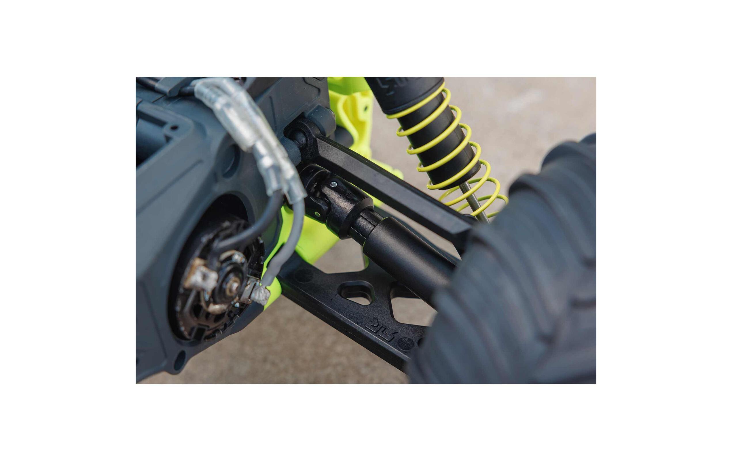 Monster Truck Gorgon MEGA 550 RWD Gelb, RTR, 1:10<br>2WD Monstertruck mit Heckantrieb
