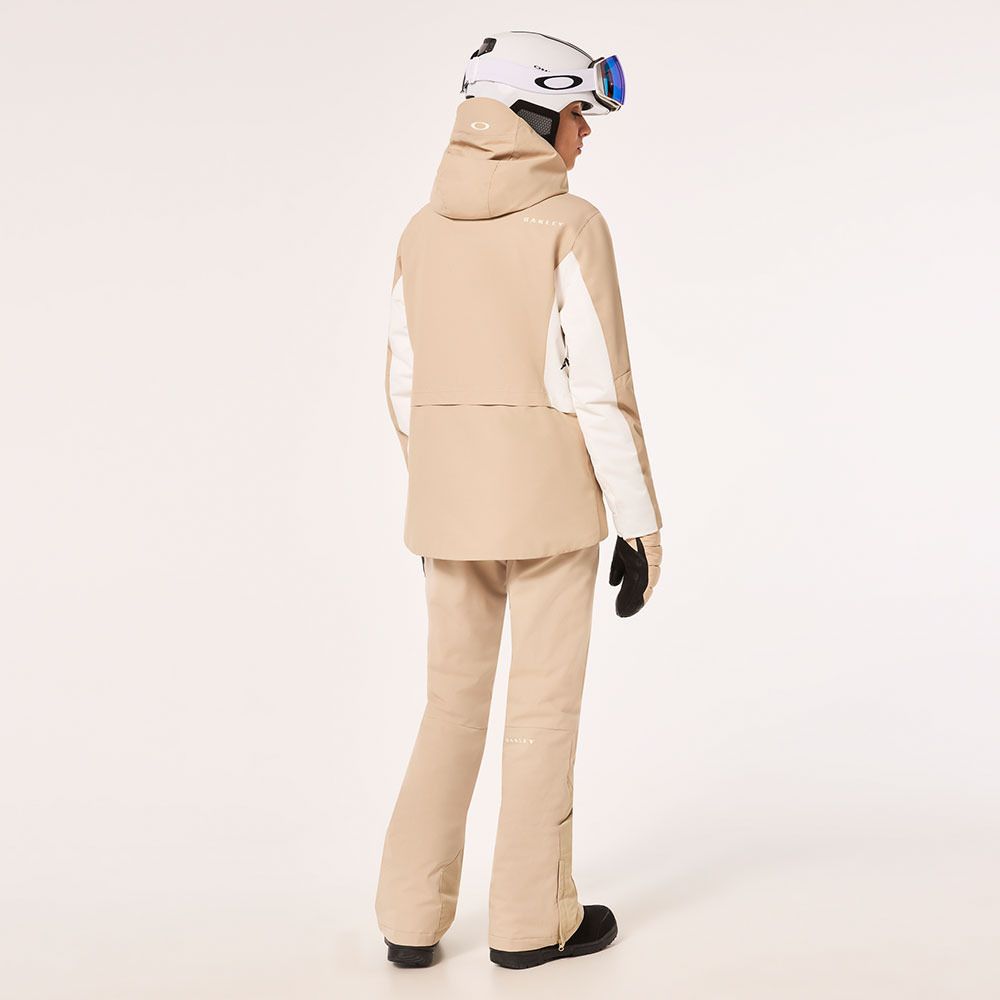 Oakley WMNS HEAVENLY RC - Veste ski Femme humus/arctic white