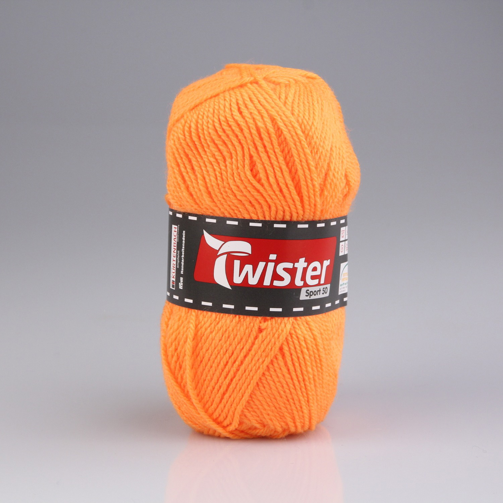 Wolle TWISTER SPORT 50 UNI - neonorange - 50g