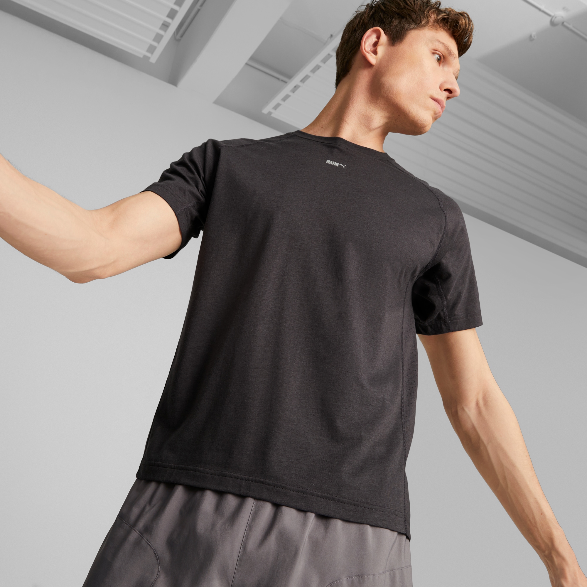 Puma Run SS Tee, Herre<br>Svært komfortabel t-skjorte for løp og trening!