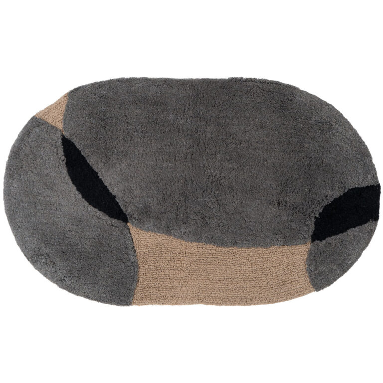 Badmat Bink - Grey Ovaal 50 x 80 cm