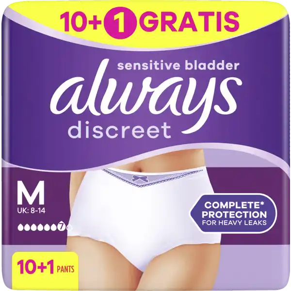 Discreet Inkontinenz Pants Plus M 10+1