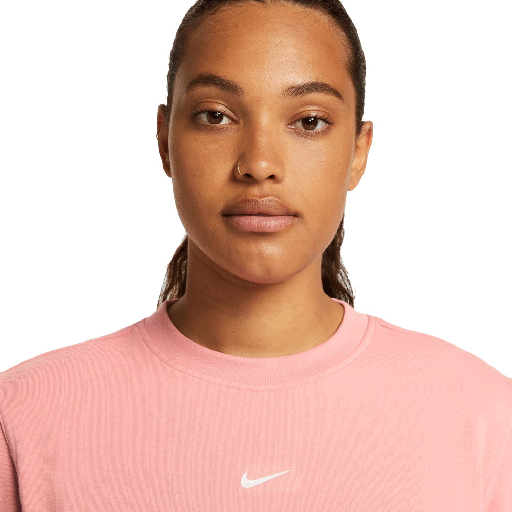 Nike Dri-Fit One Sweatshirt Damen red stardust