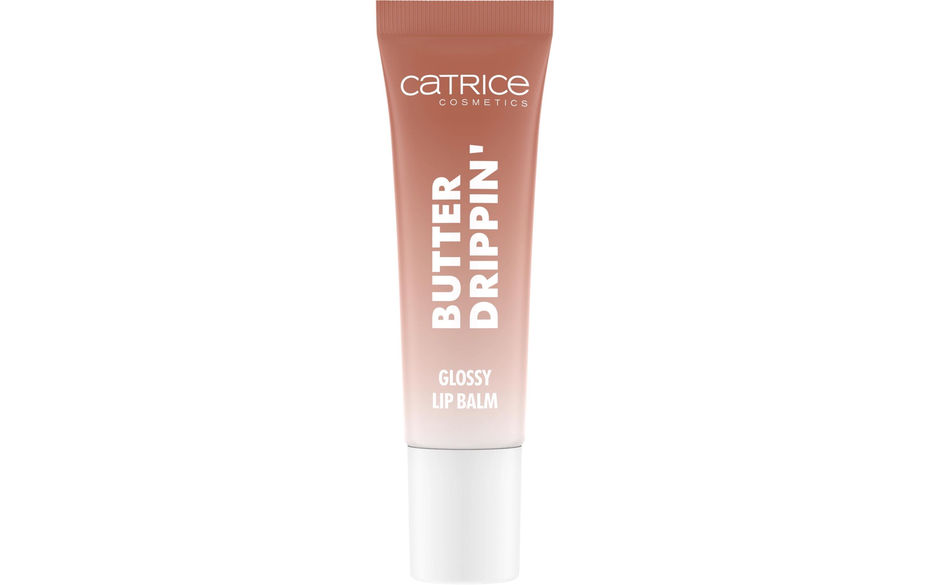 Lip Gloss Butter Drippin' Glossy 020 Maple LatteFeuchtigkeitsspendender, glänzender Lippenbalsam in zartem Rosa