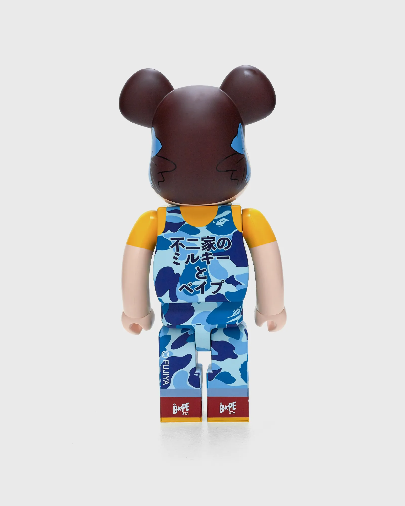 MEDICOM BEARBRICK 1000% BAPE X PEKO-CHAN BLUE