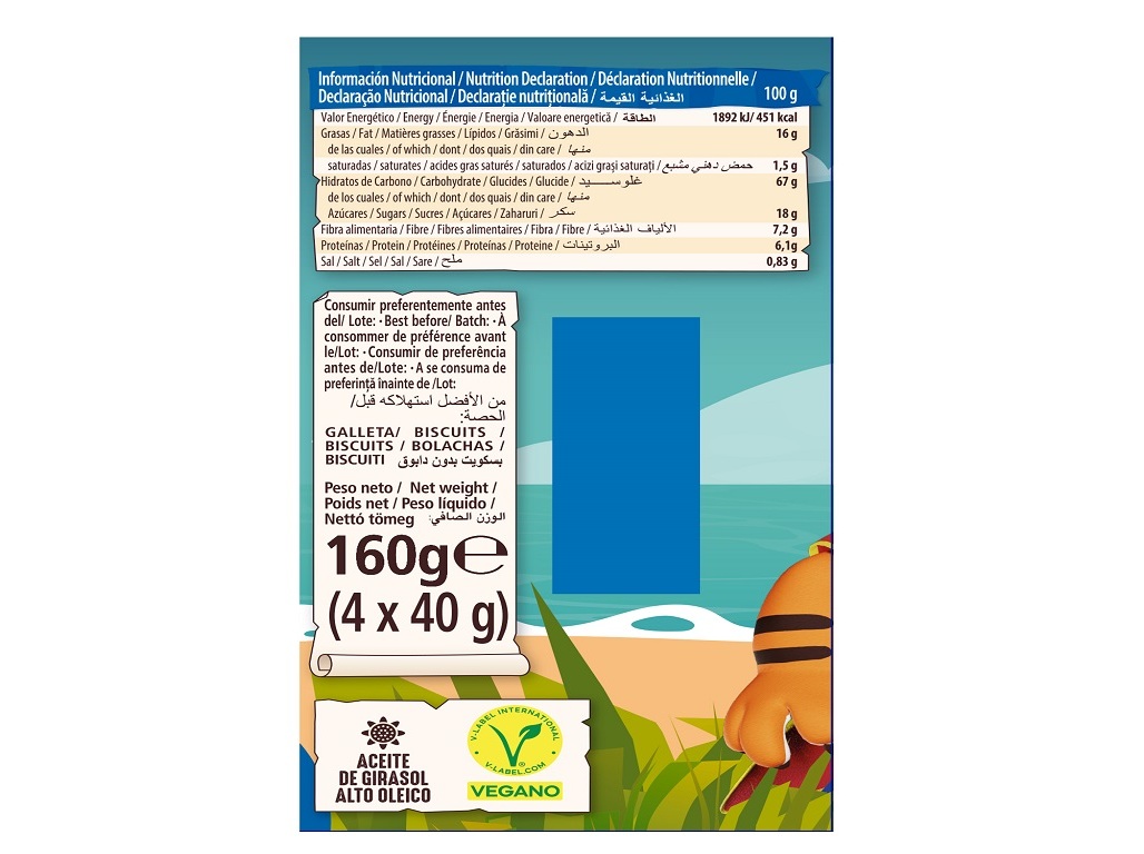 BOLACHA GULLON HOOKIES MINI CEREAIS 160G