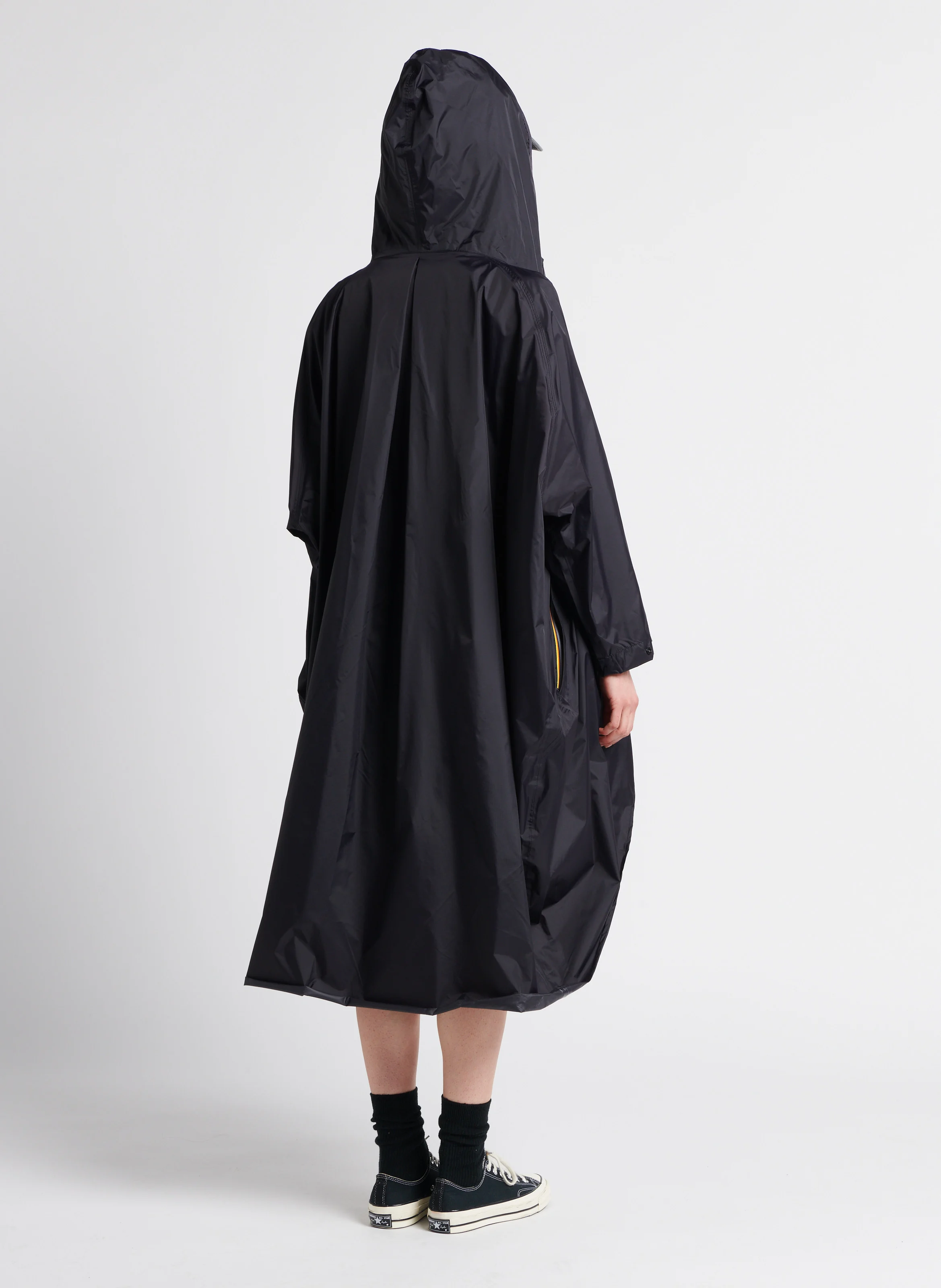 LE VRAI 3.0 RENNES - Imperméable long à capuche | Noir