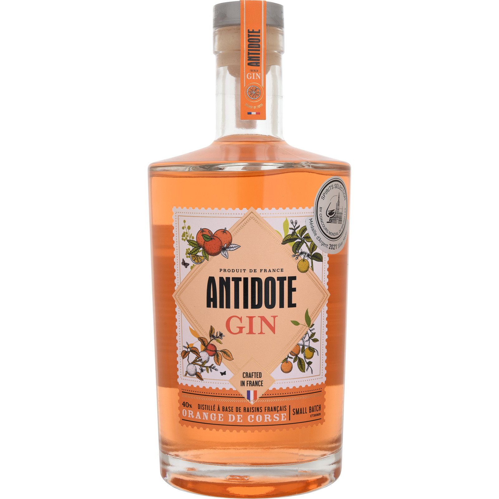 Antidote Orange de Corse Gin 70 cl