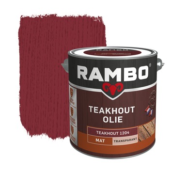 Rambo Teak olie transparant teak hout transparant 2,5 liter