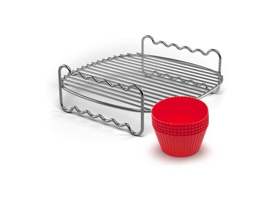 PHILIPS - Set d'accessoires de cuisson, grille double niveau, moules a...
