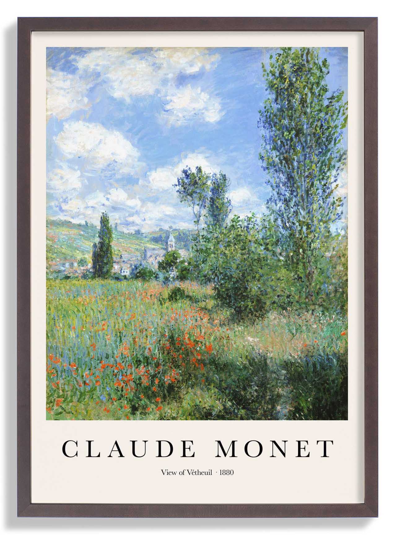 Ansicht von Vétheuil von Claude Monet