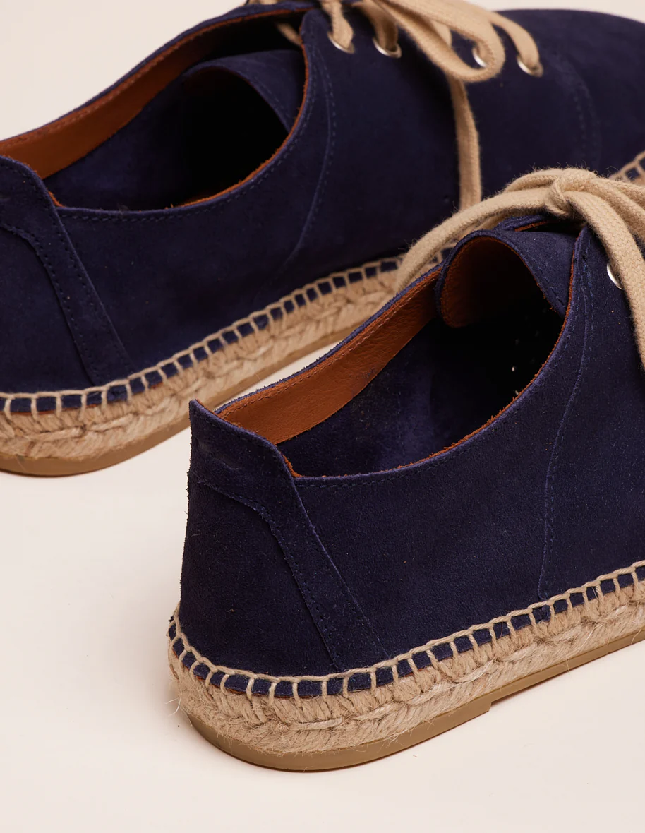 Espadrilles Raymond - Suède marine