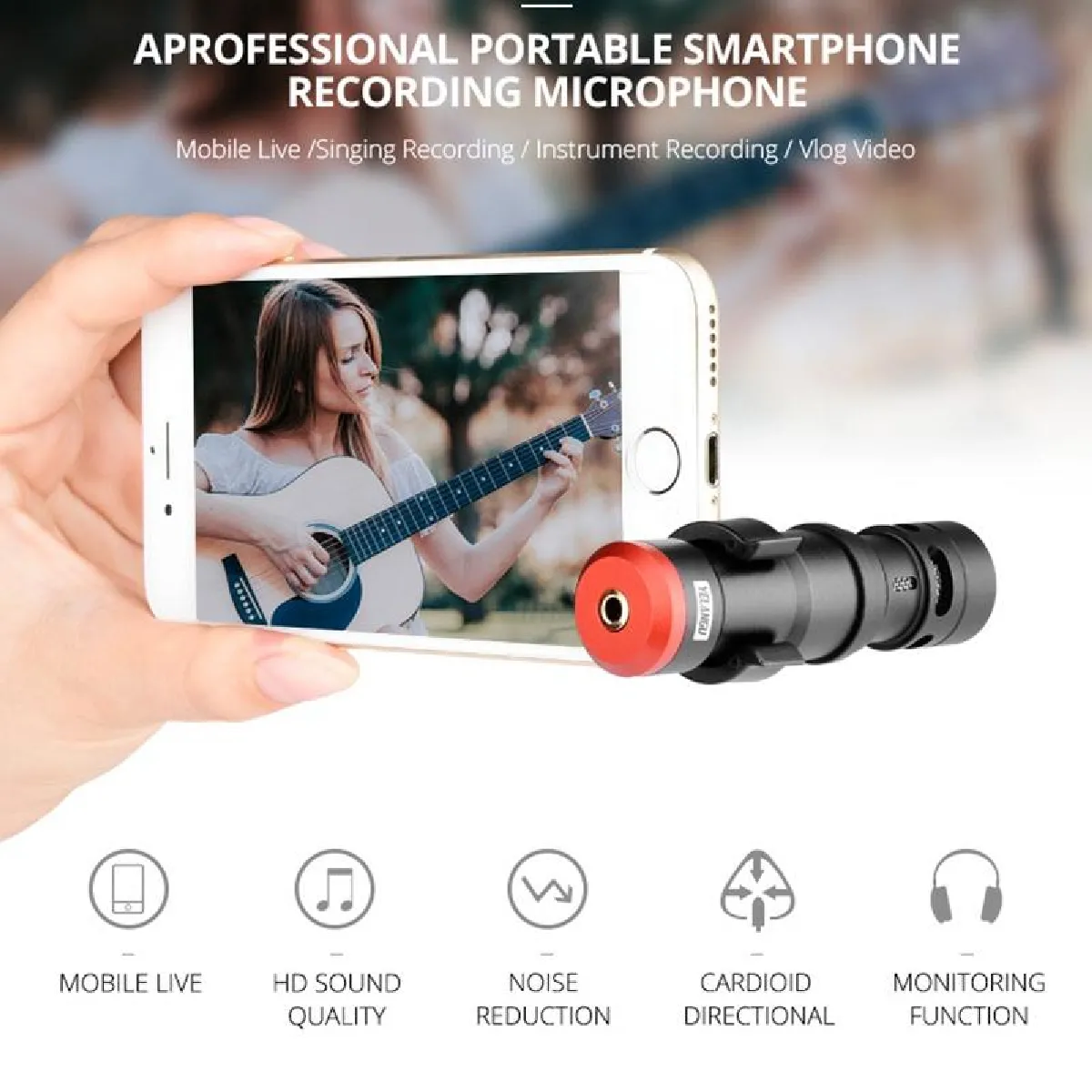 Yonis Microphone Portable Smartphone
