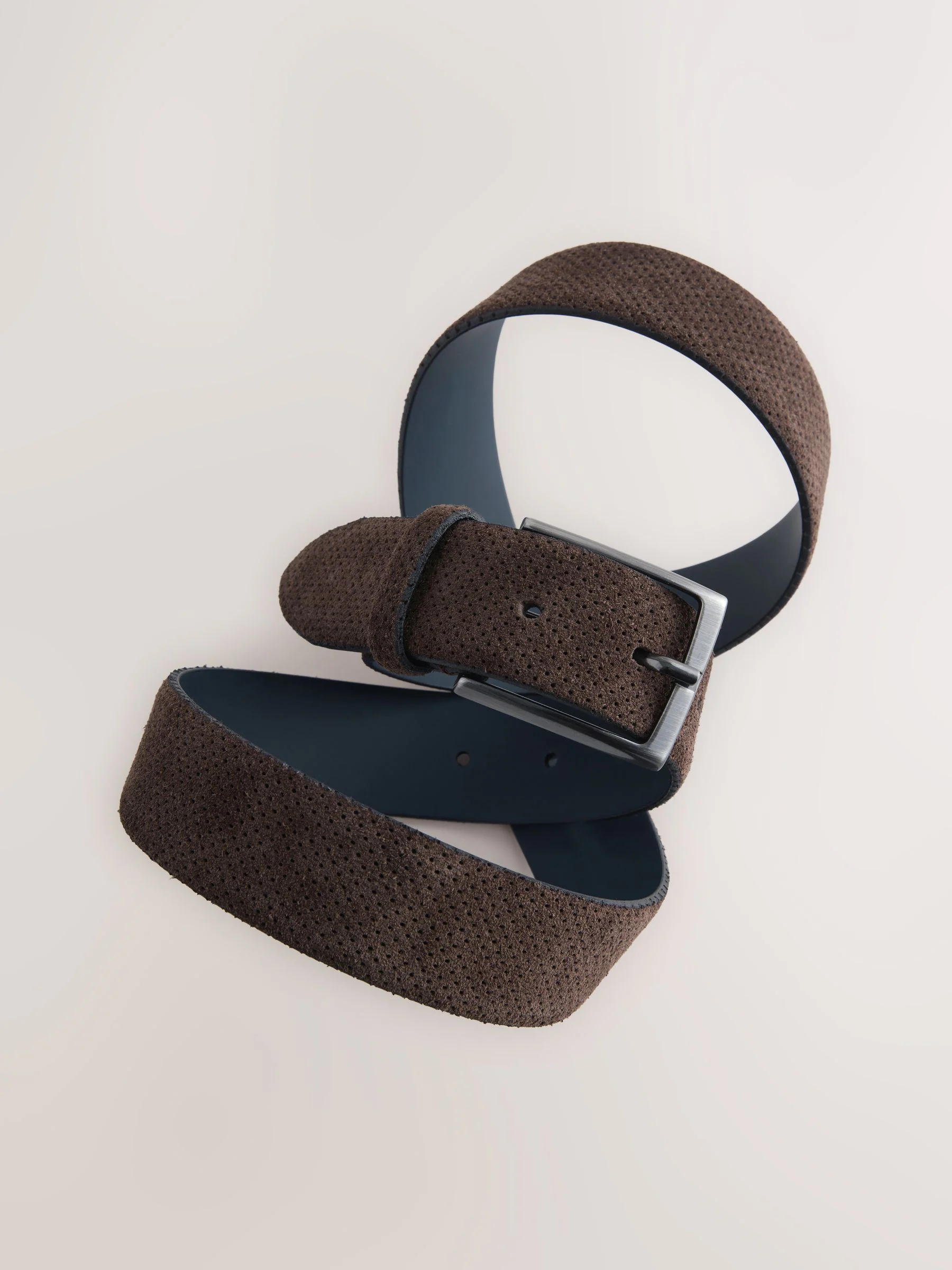 Bruin - Suede Perforated Belt